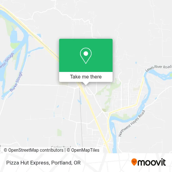 Pizza Hut Express map