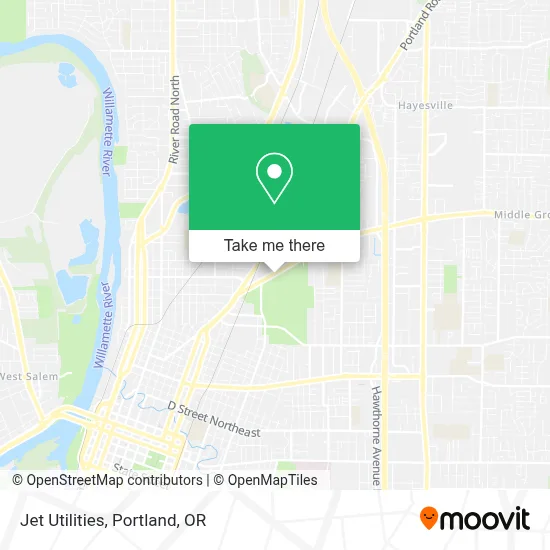 Jet Utilities map