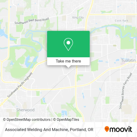 Associated Welding And Machine map