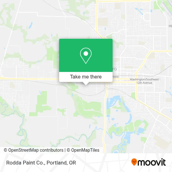 Rodda Paint Co. map