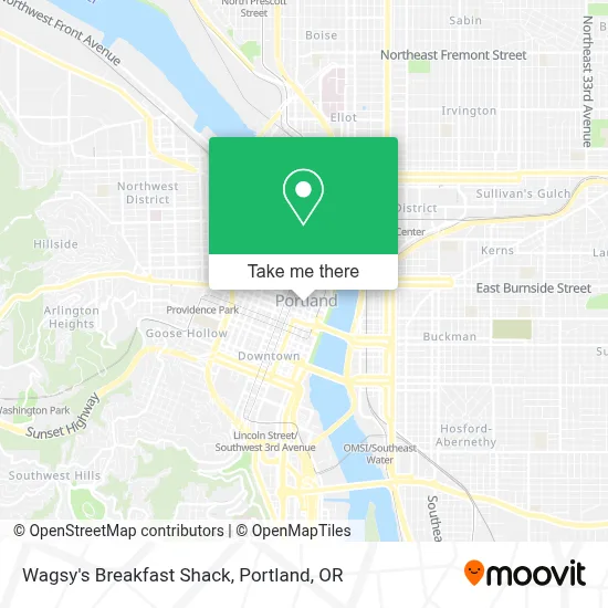Wagsy's Breakfast Shack map