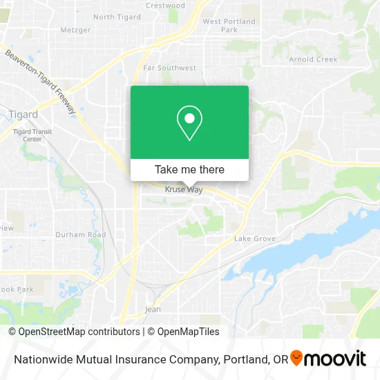 Nationwide Mutual Insurance Company map