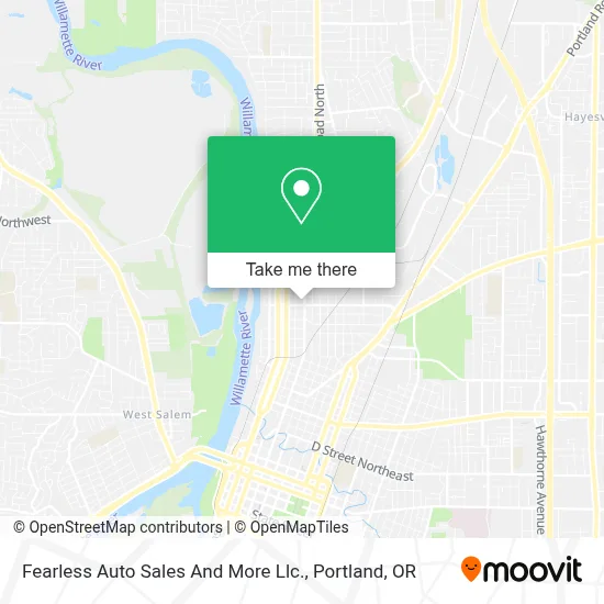 Fearless Auto Sales And More Llc. map