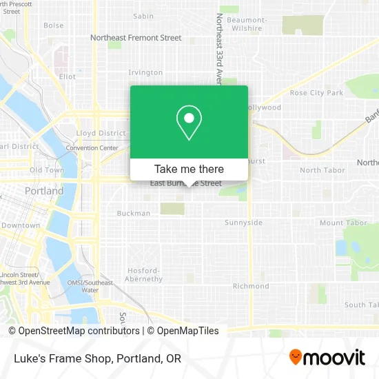 Luke's Frame Shop map