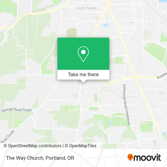 The Way Church map