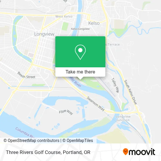 Three Rivers Golf Course map