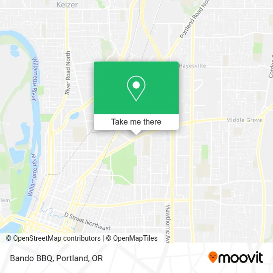 Bando BBQ map