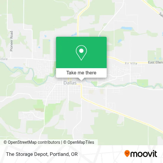 The Storage Depot map