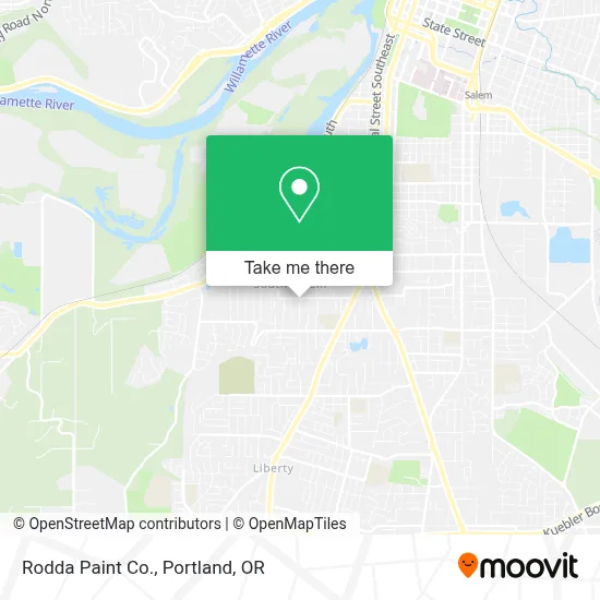 Rodda Paint Co. map