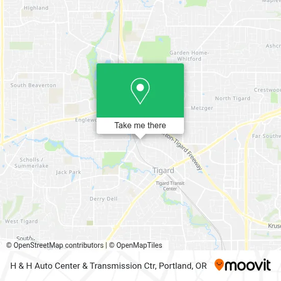 H & H Auto Center & Transmission Ctr map