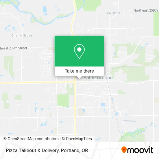 Pizza Takeout & Delivery map