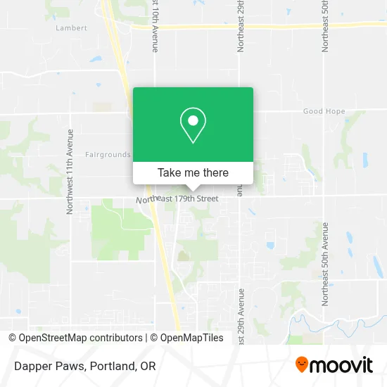 Dapper Paws map