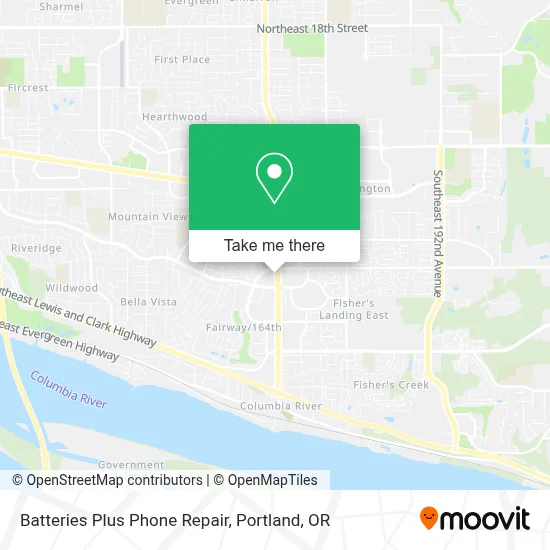 Batteries Plus Phone Repair map