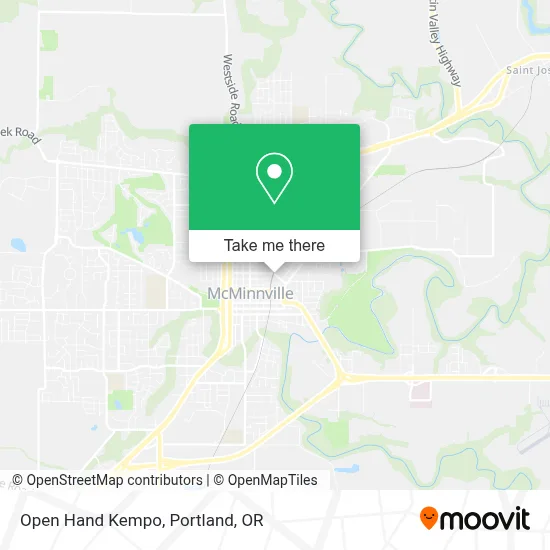 Open Hand Kempo map
