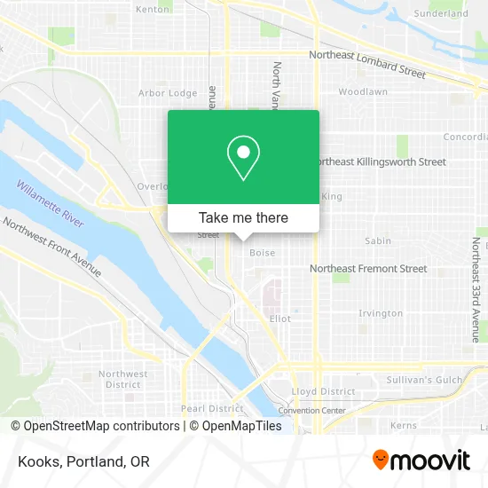 Kooks map
