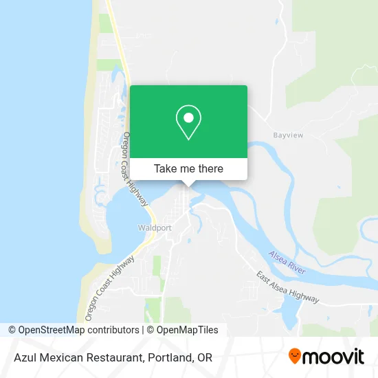 Azul Mexican Restaurant map