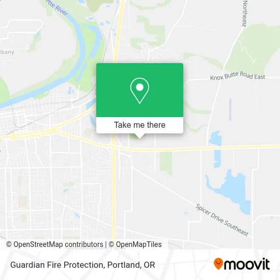 Guardian Fire Protection map