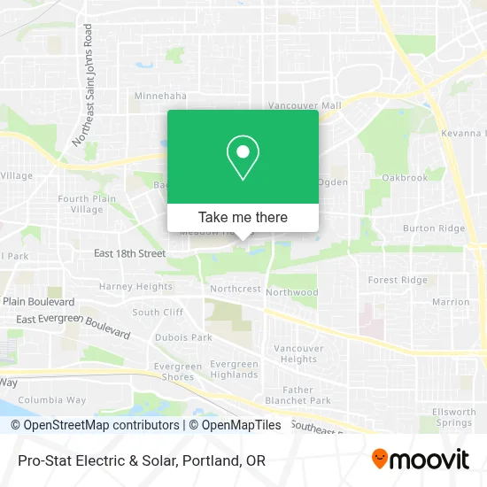 Pro-Stat Electric & Solar map