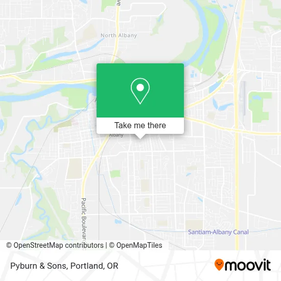 Pyburn & Sons map