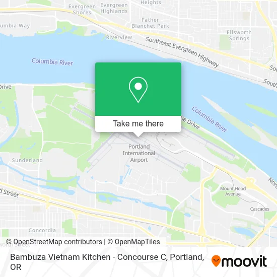 Bambuza Vietnam Kitchen - Concourse C map