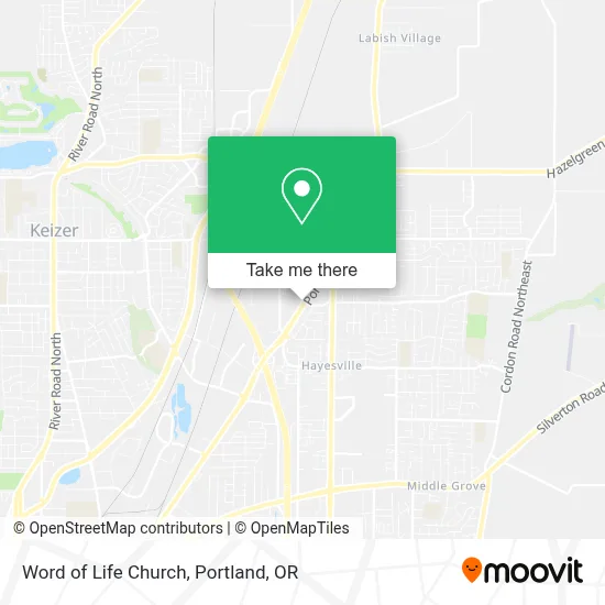 Word of Life Church map