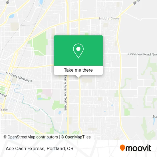 Ace Cash Express map