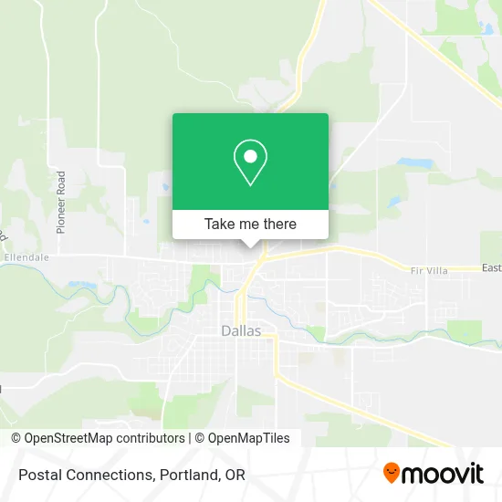 Postal Connections map