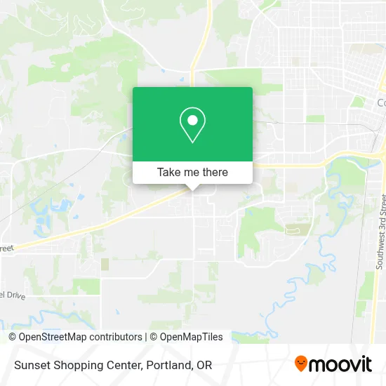 Sunset Shopping Center map