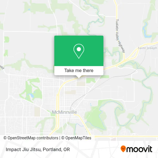 Impact Jiu Jitsu map