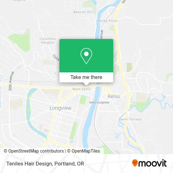 Teniles Hair Design map