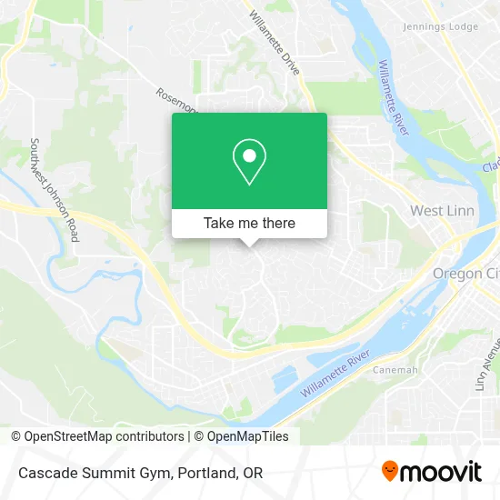 Cascade Summit Gym map