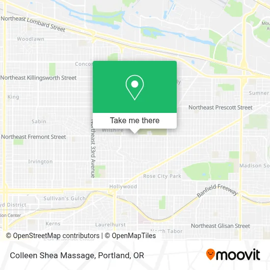 Colleen Shea Massage map