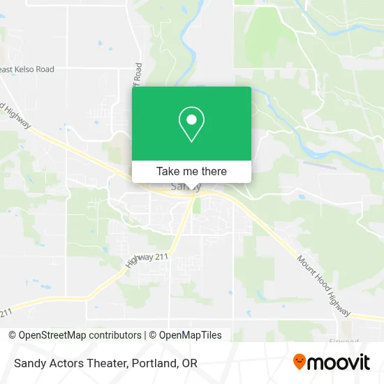 Sandy Actors Theater map