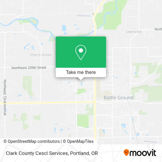 Clark County Cescl Services map