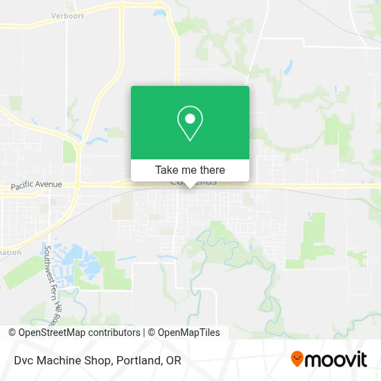 Dvc Machine Shop map