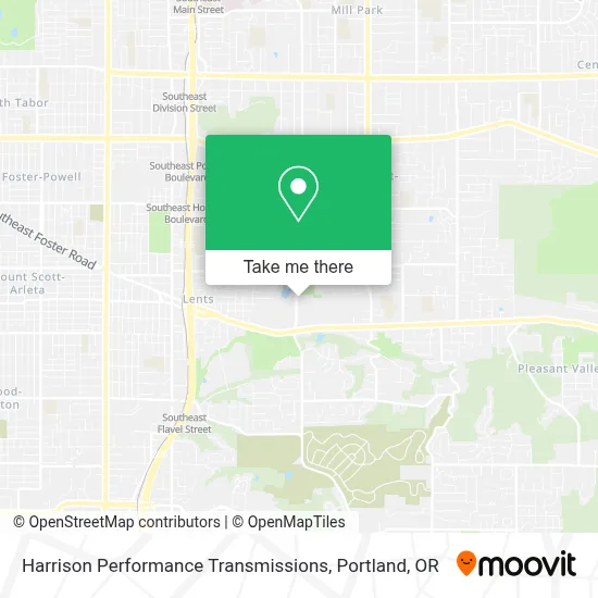 Harrison Performance Transmissions map