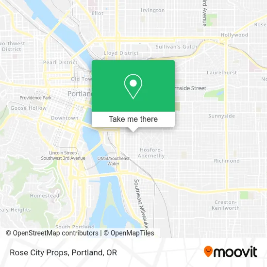 Rose City Props map