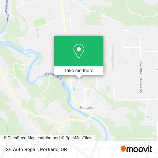 SB Auto Repair map