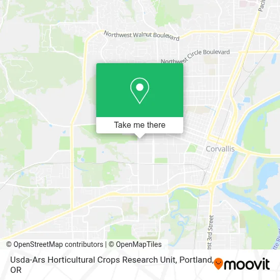 Usda-Ars Horticultural Crops Research Unit map