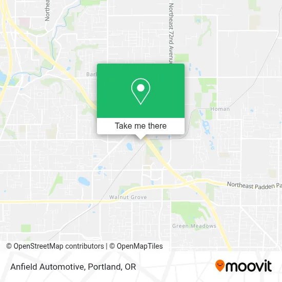 Anfield Automotive map