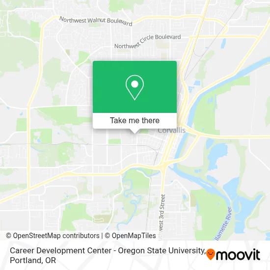 Career Development Center - Oregon State University map