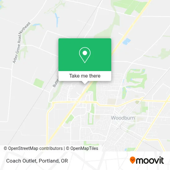 Coach Outlet map
