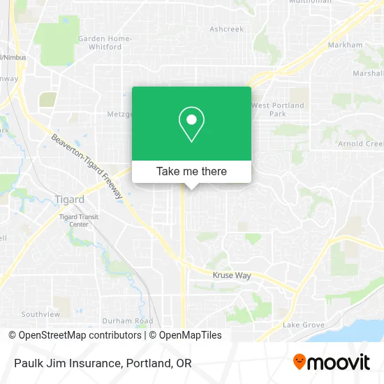 Paulk Jim Insurance map