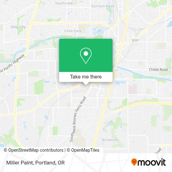 Miller Paint map