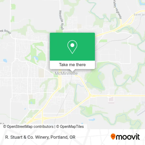 R. Stuart & Co. Winery map
