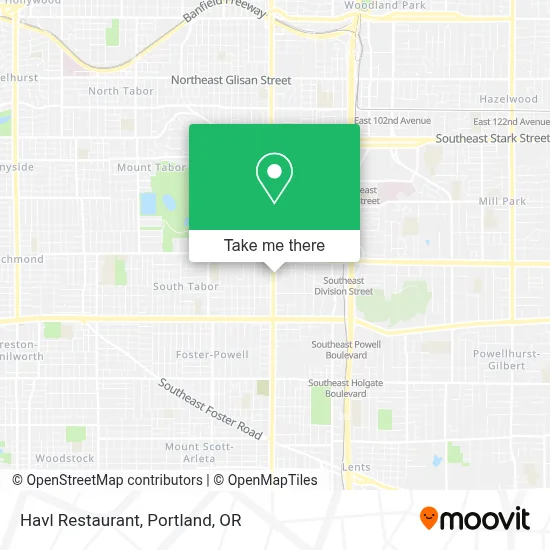Havl Restaurant map