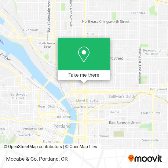 Mccabe & Co map