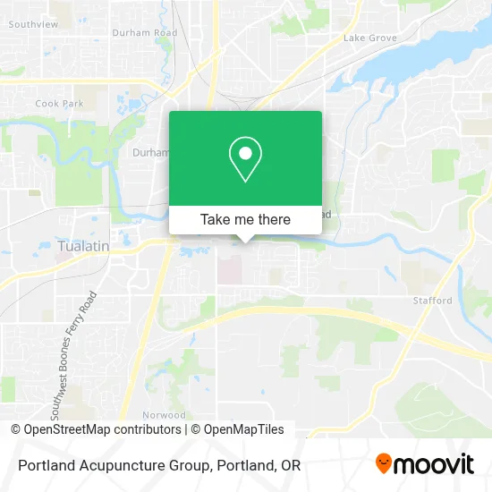 Portland Acupuncture Group map