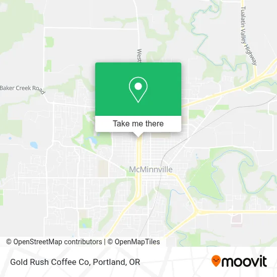 Gold Rush Coffee Co map