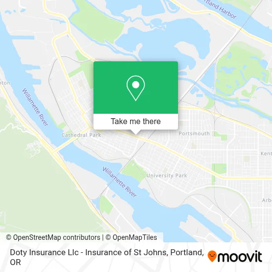 Doty Insurance Llc - Insurance of St Johns map